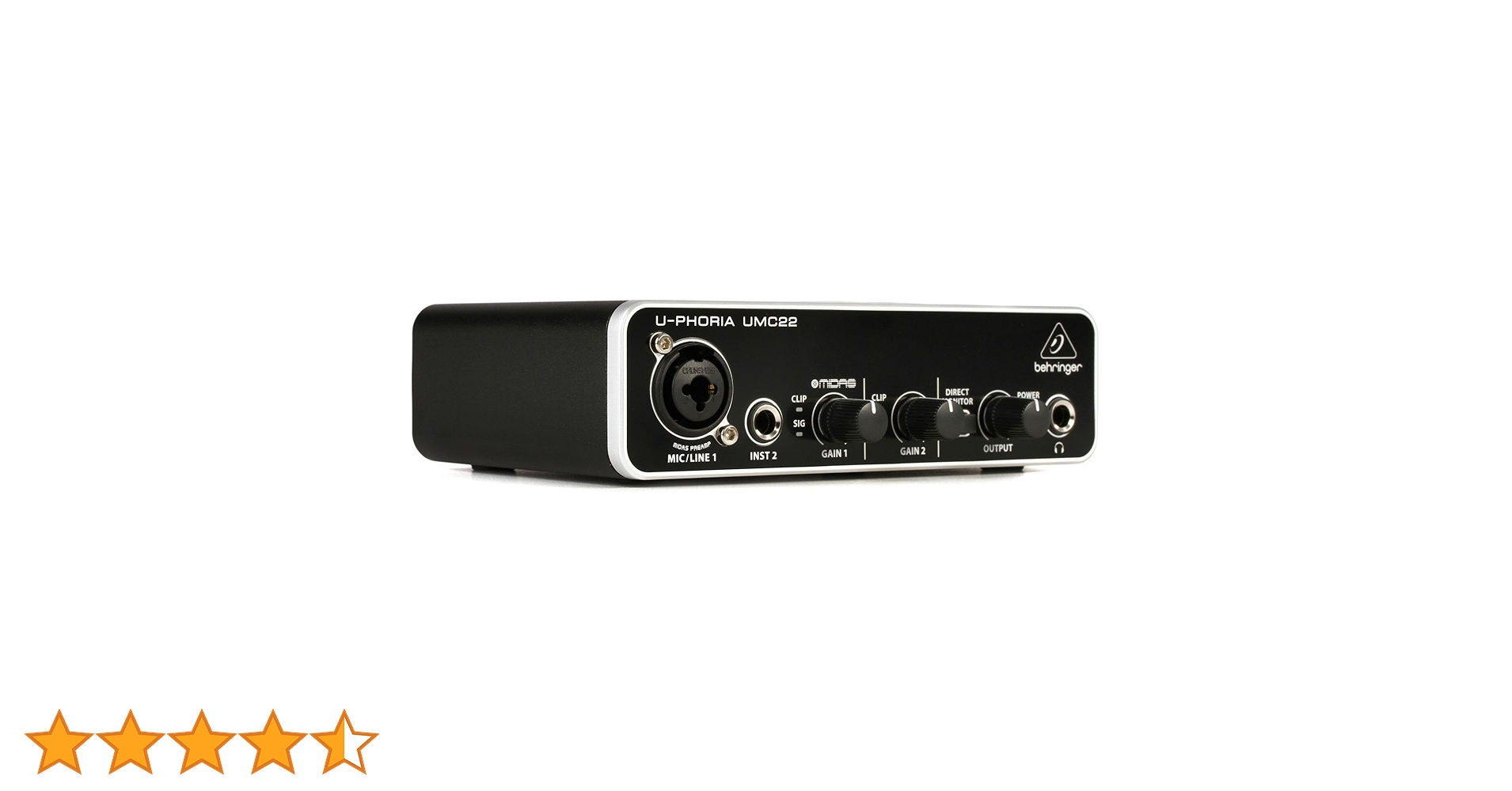 Behringer U-PHORIA UMC22 Audiophile USB Audio Interface